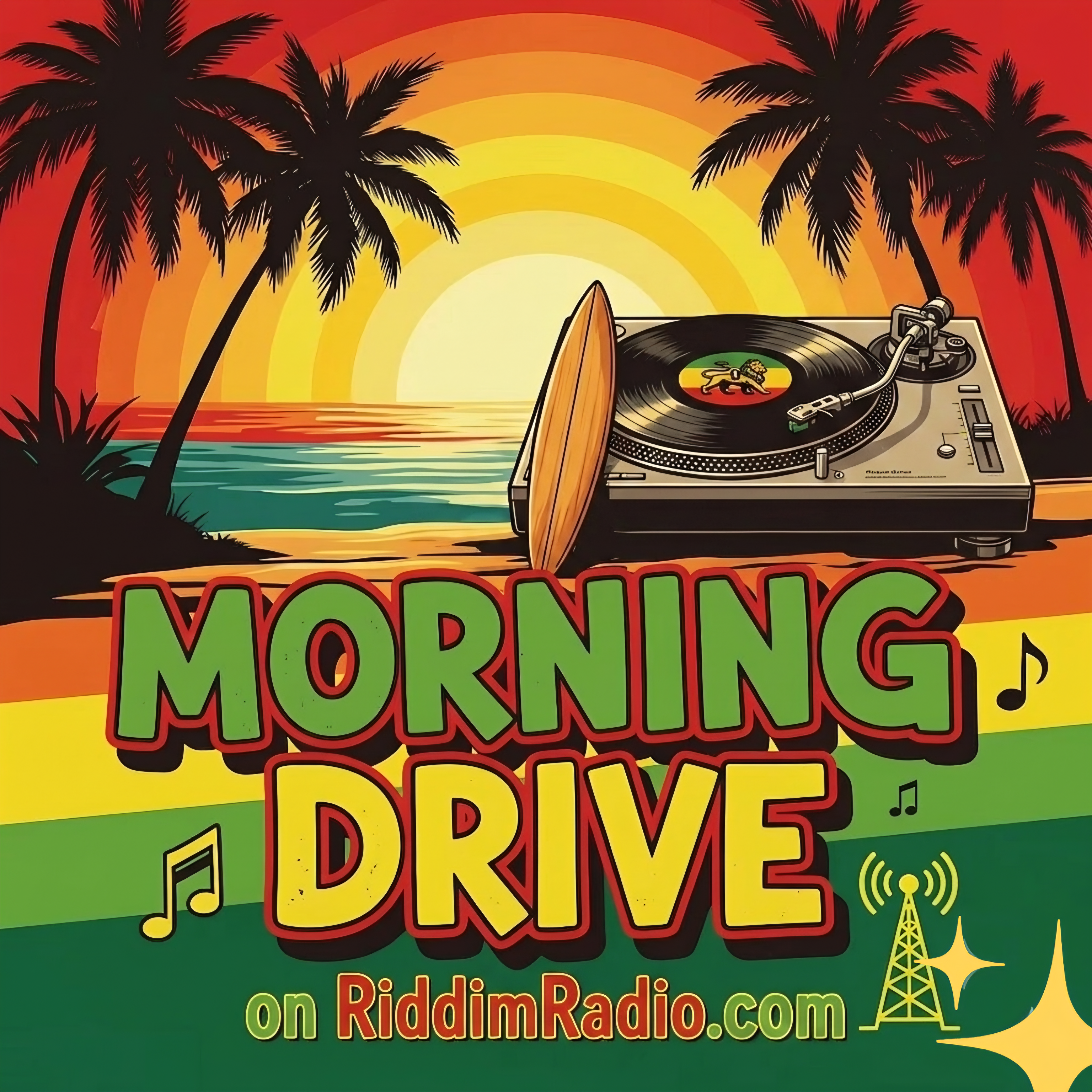 SunRise Reggae — Morning Drive on RiddimRadio.com, broadcasting live Tuesdays at 7am in Southern California