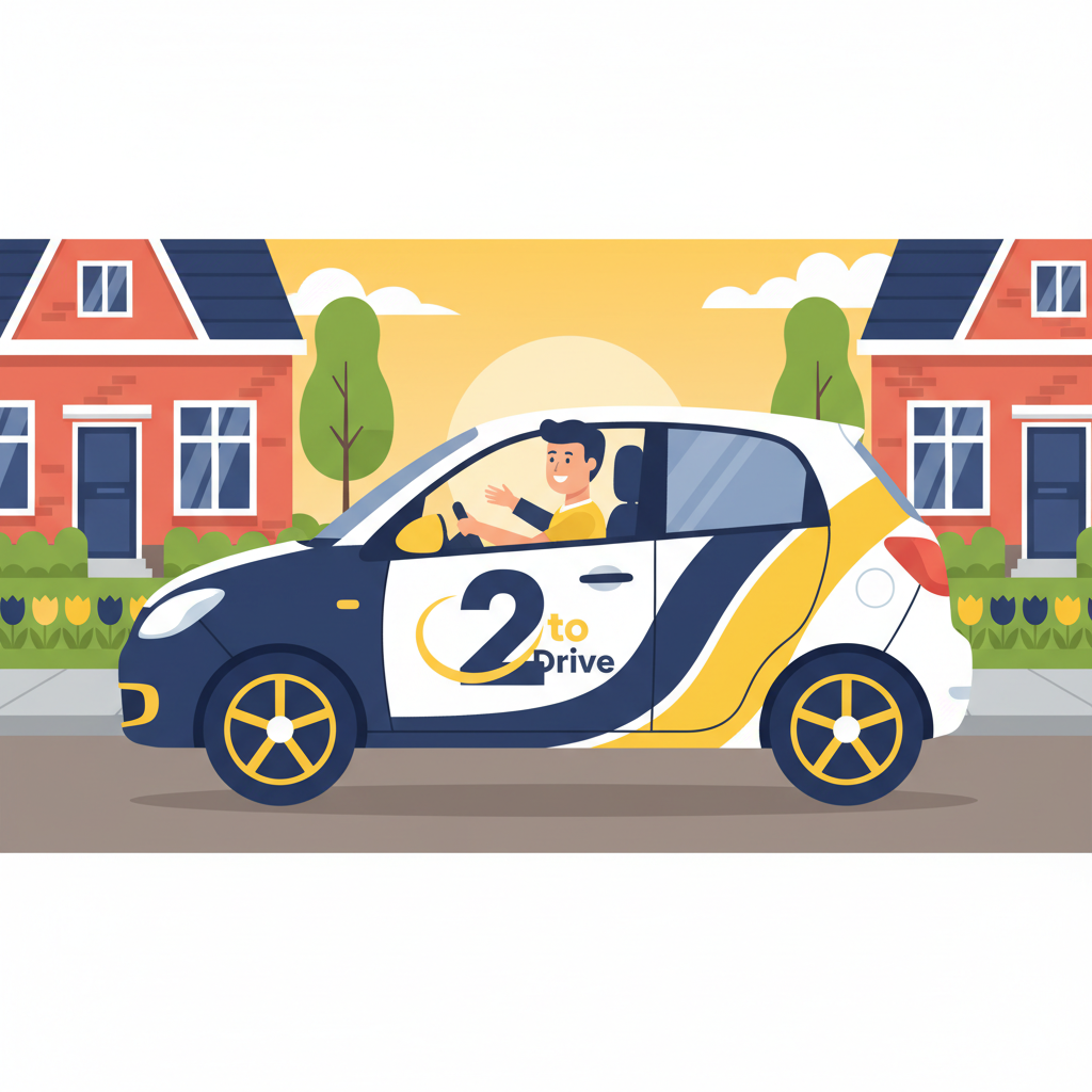 Rijlessen vanaf 16,5 jaar met 2toDrive