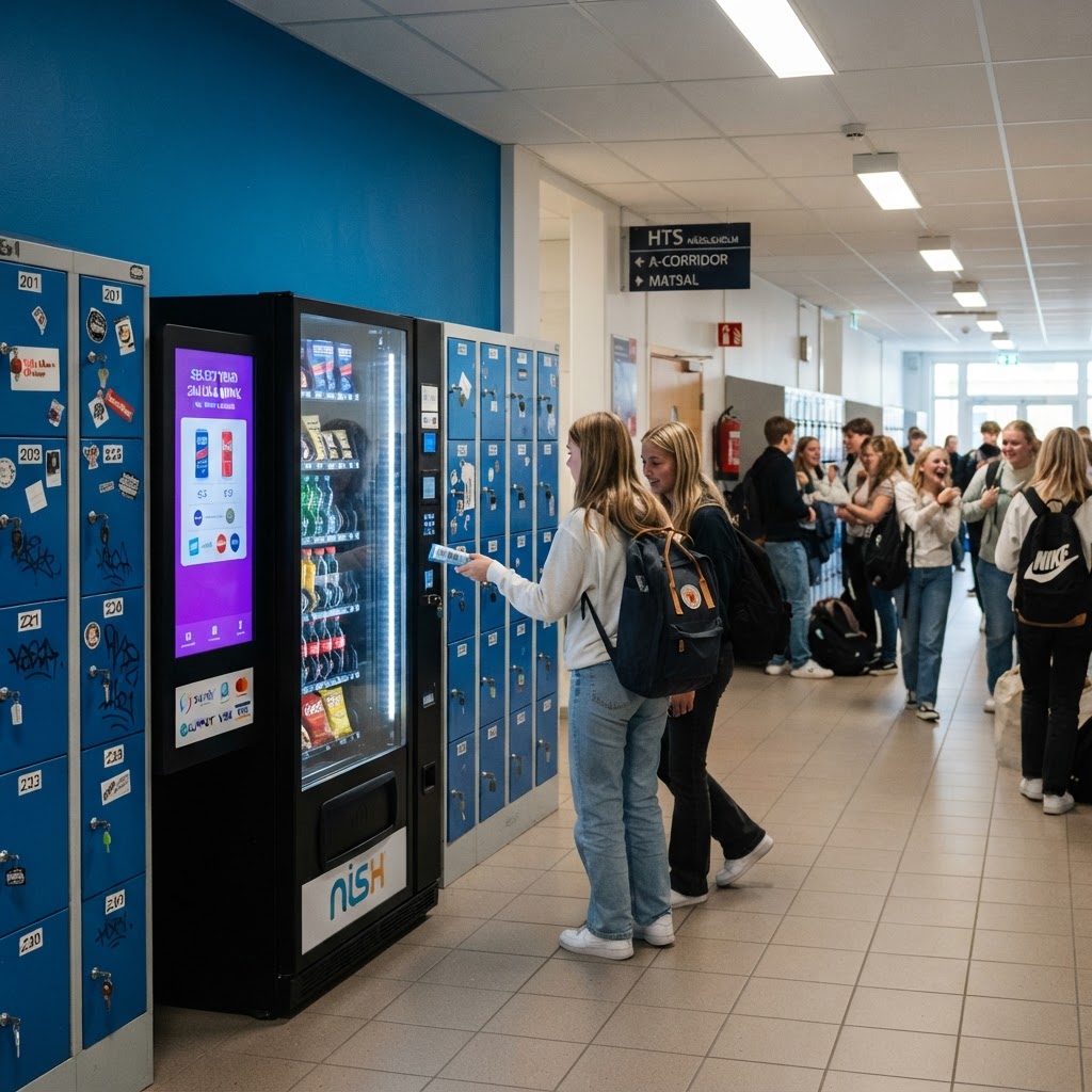 Varuautomat i Hässleholm – för skola och arbetsplats