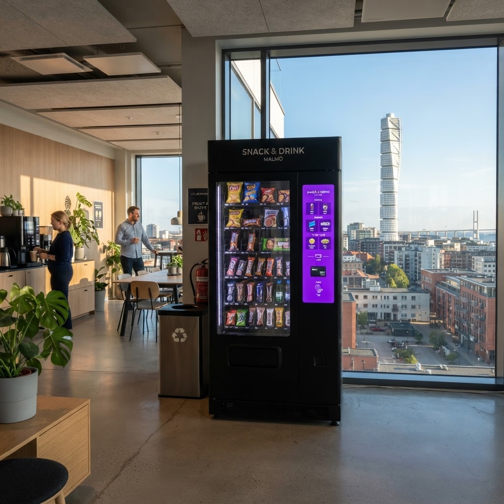Varuautomat i Malmö – fylld dygnet runt