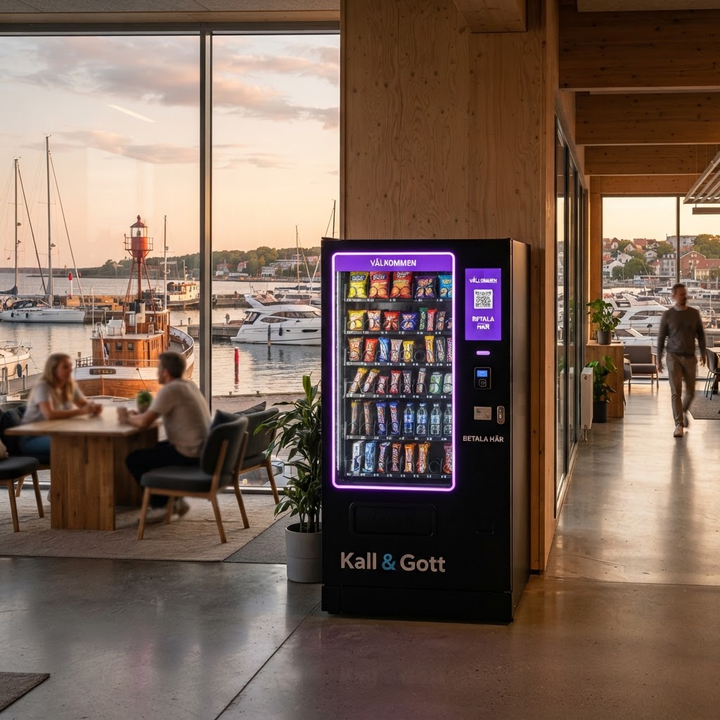 Varuautomat i Karlshamn – med kontor på plats