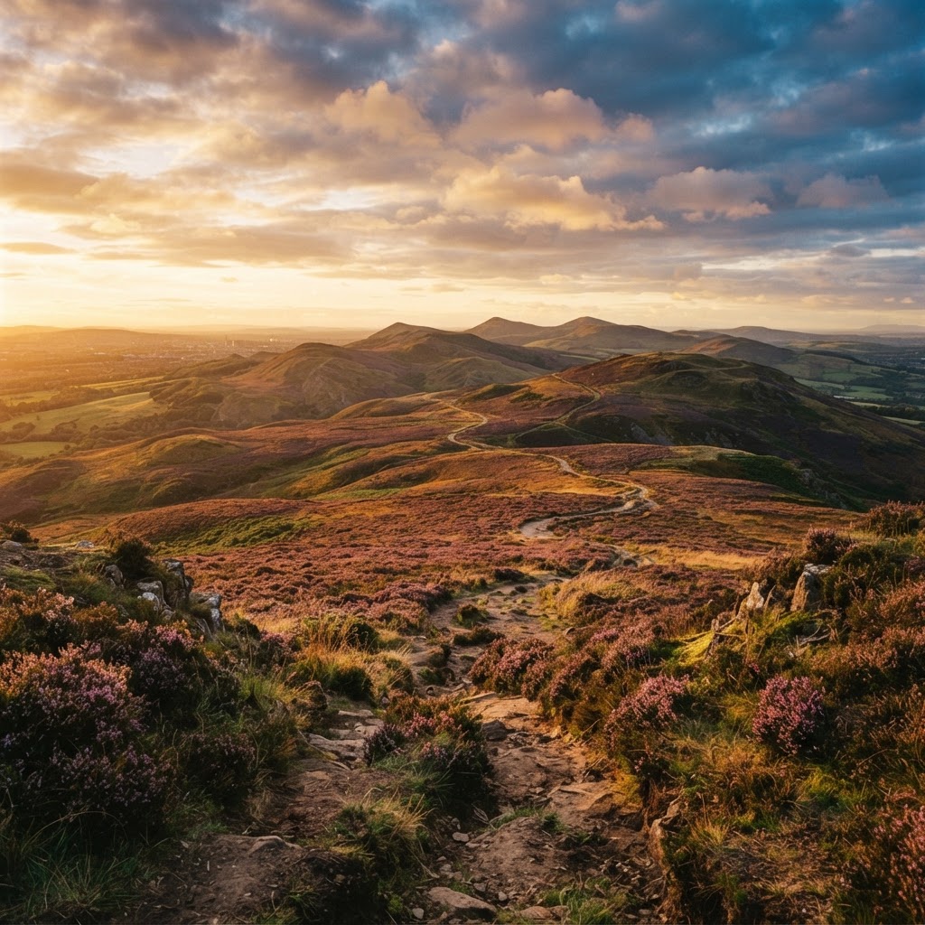 The Pentland Hills near Edinburgh, Scotland