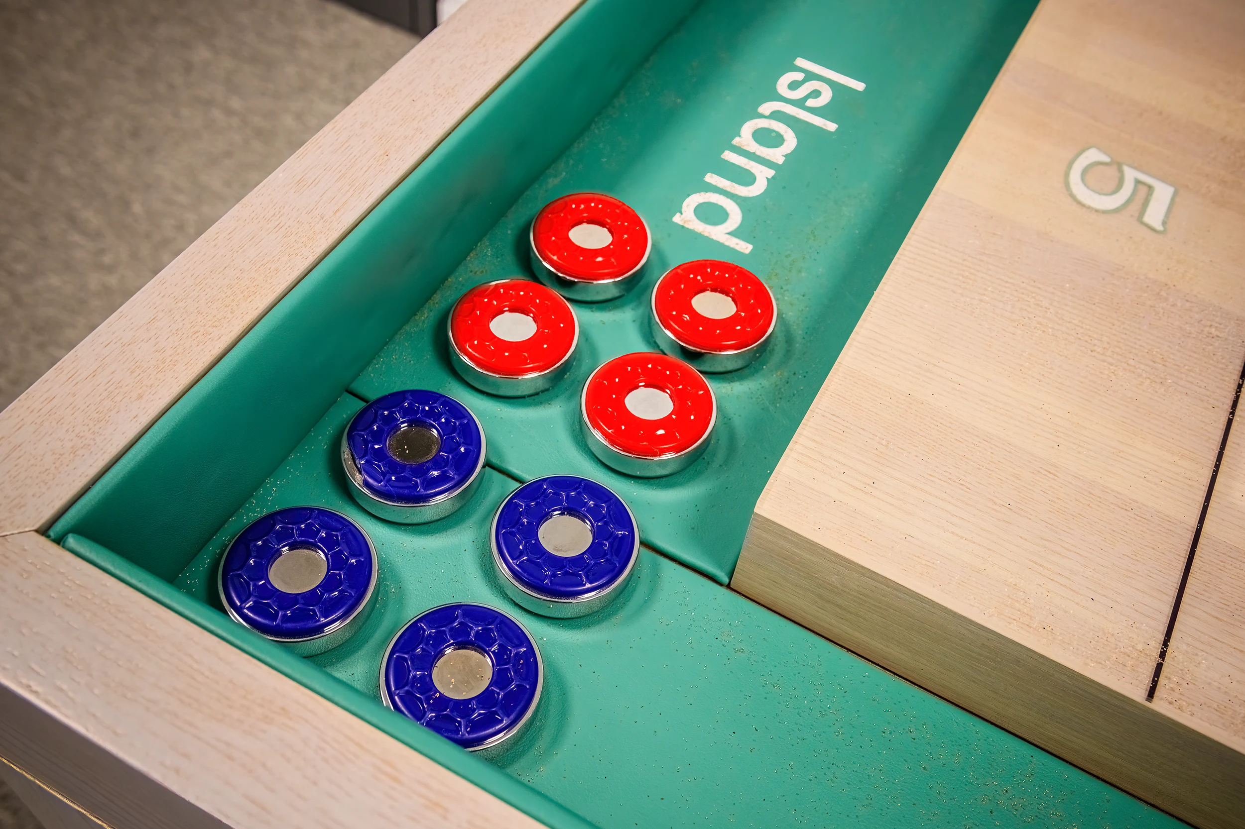 Shuffleboard detail 3