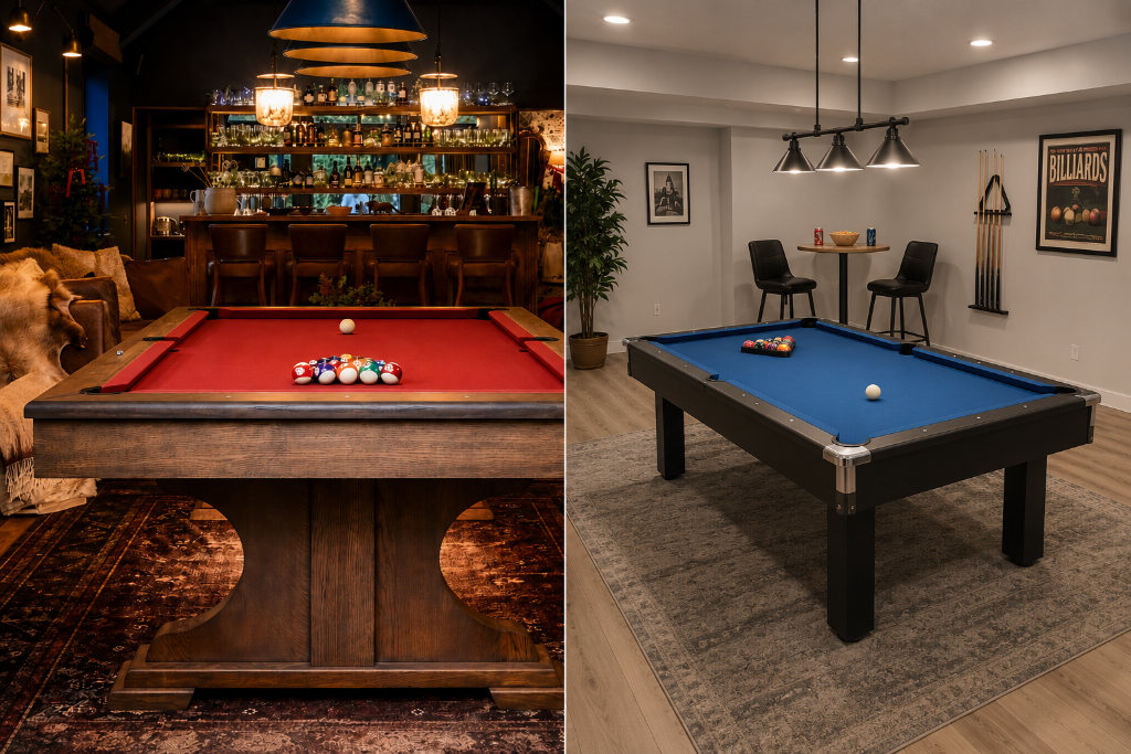 Handmade luxury pool table craftsmanship article by Bruno Boulay
