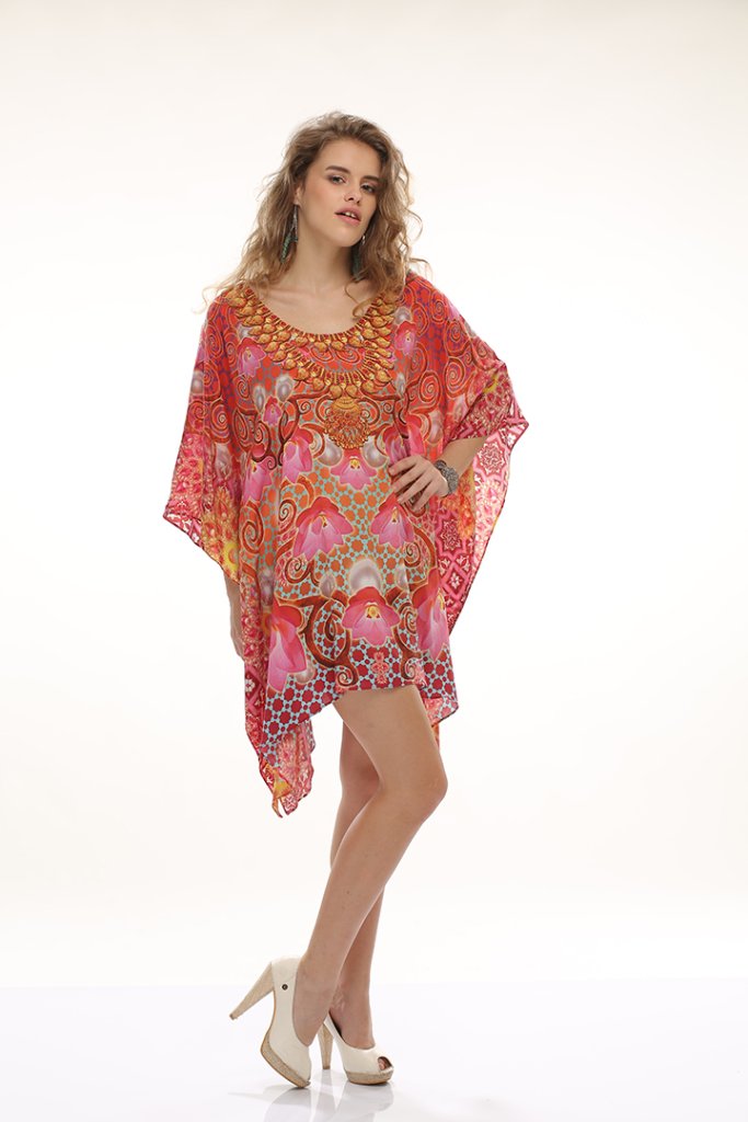 Scarlet Bohemian Kaftan