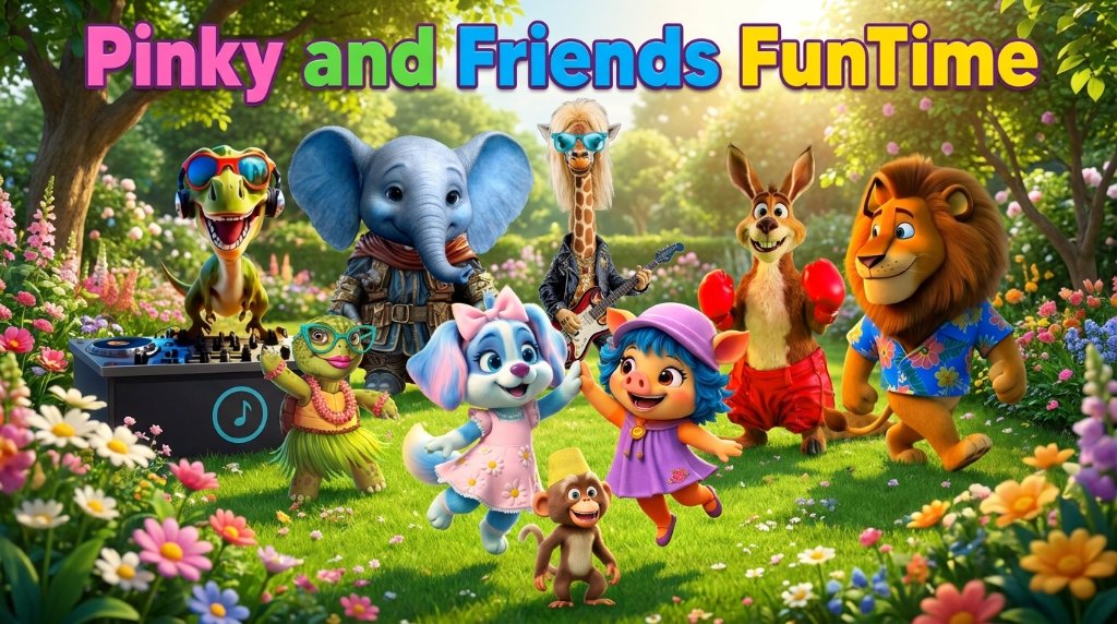 Pinky and Friends portrait