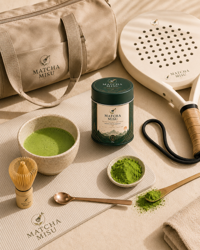 MATCHA MISU MAROC — Pack Signature vue 2 · matcha bio au Maroc
