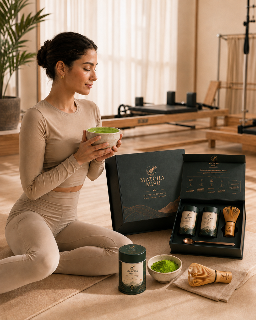 MATCHA MISU MAROC — Duo 30 g vue 2 · matcha bio au Maroc