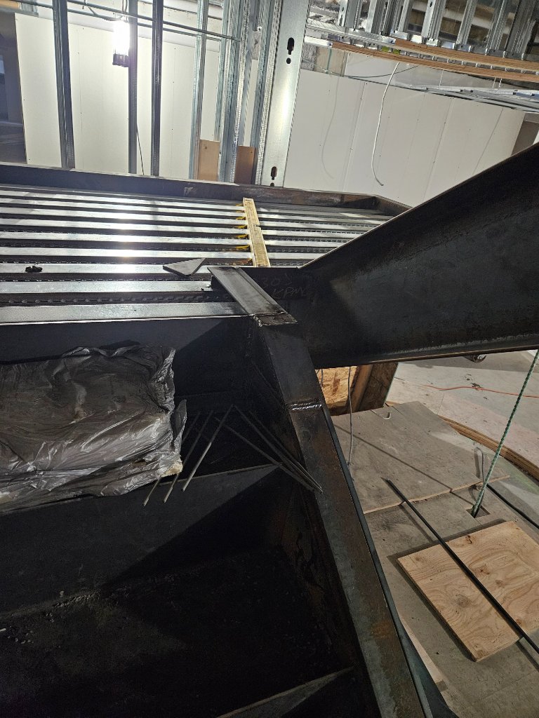 Stair Stringer Detail — Custom Fabrication