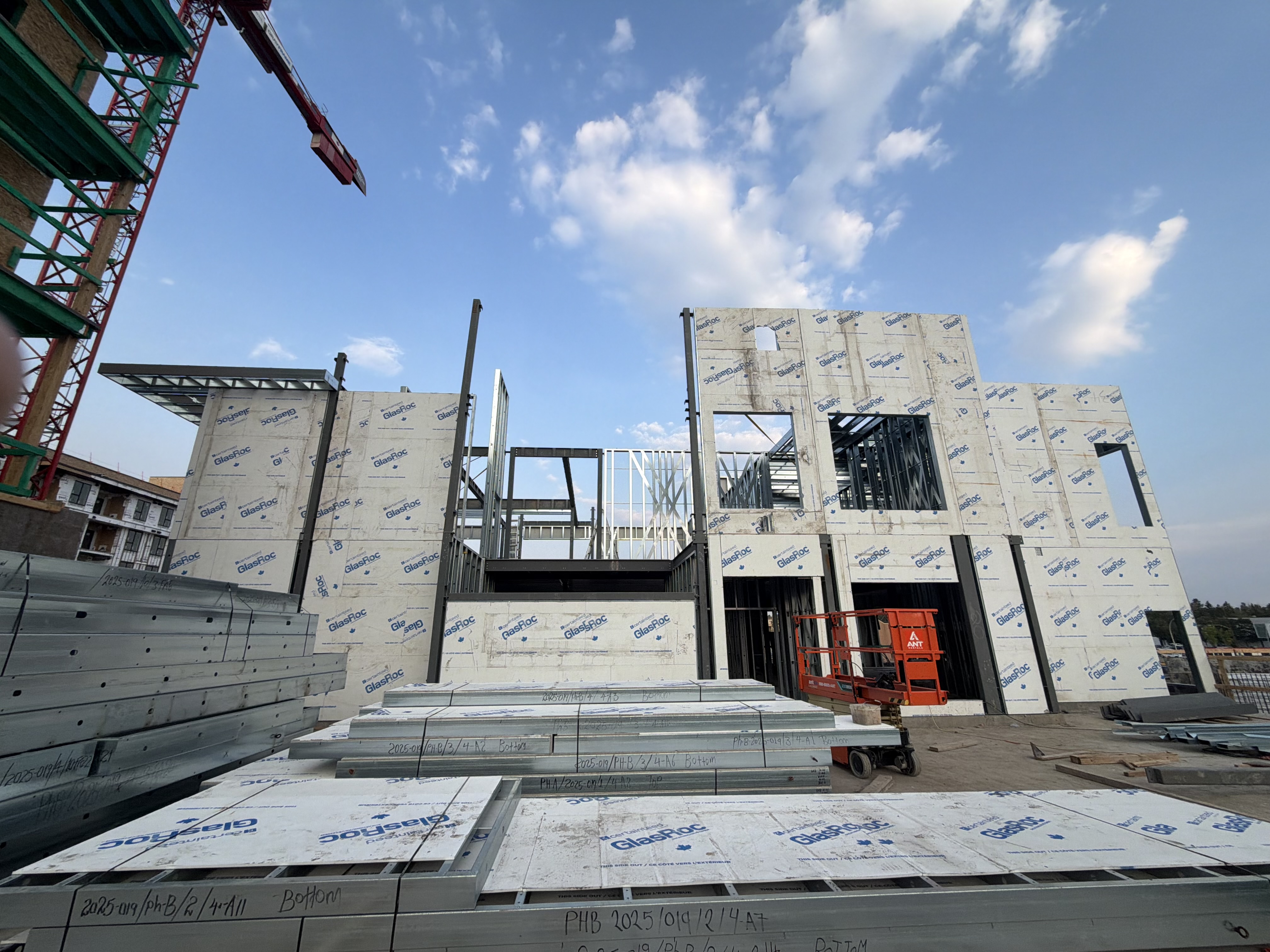 Structural Frame & Sheathing — Commercial Build — Phase B