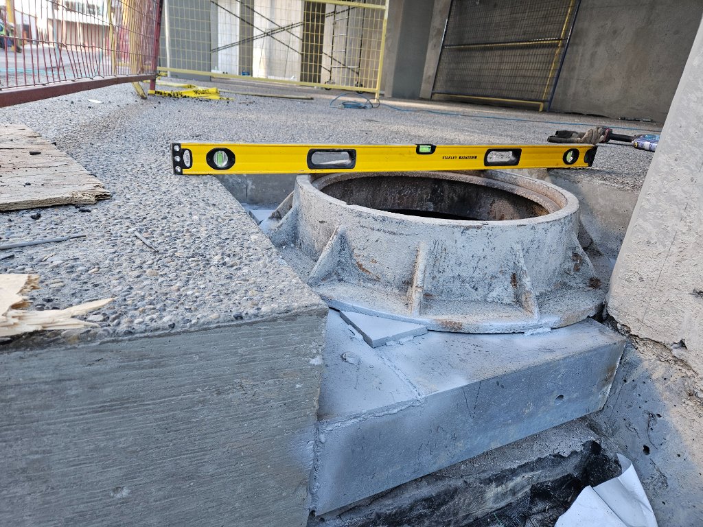 Stair Erection & Welding — Active Job Site