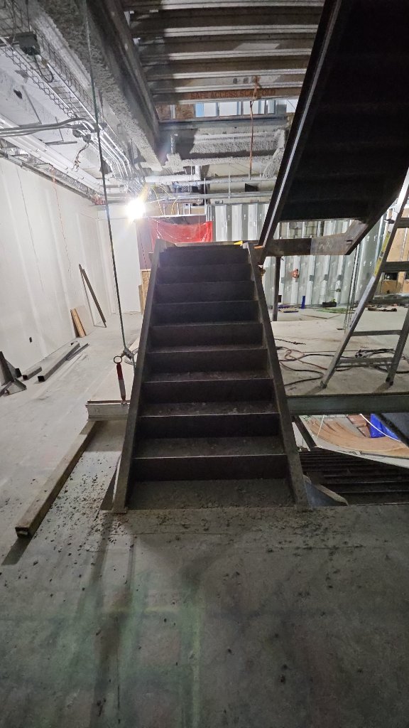 Stair Assembly & Lift — Interior Installation