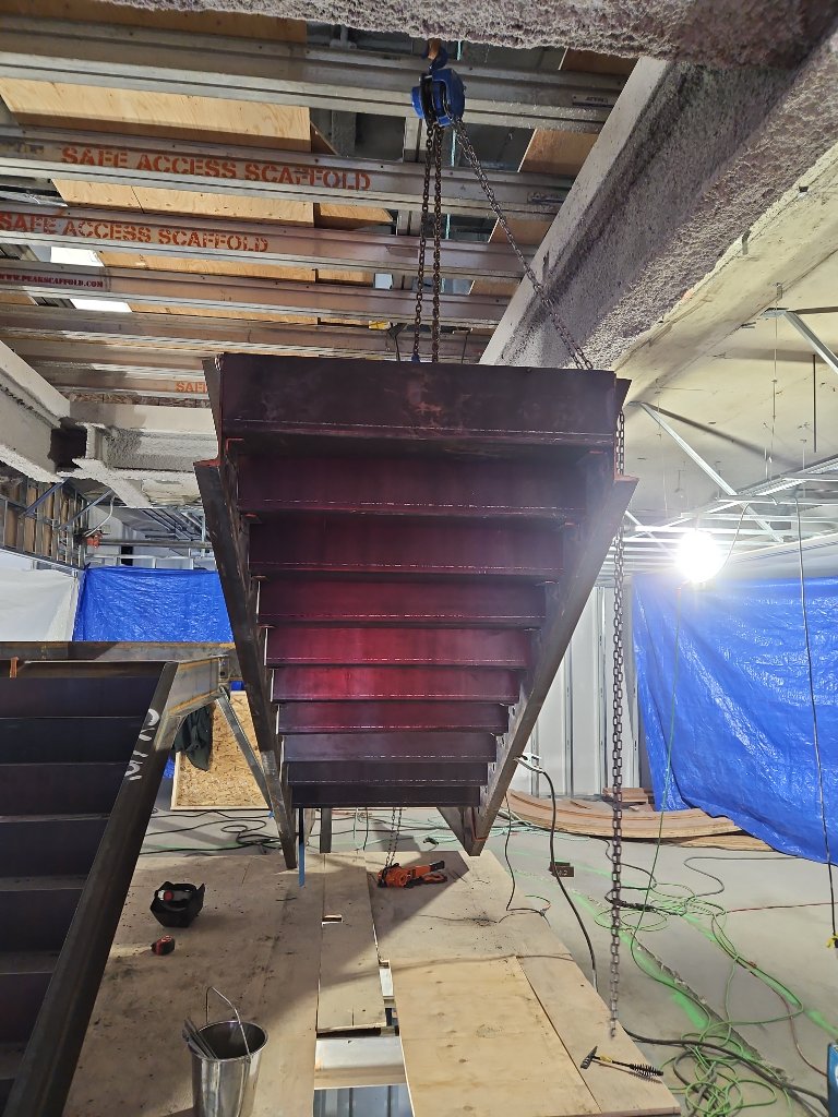 Structural Steel Staircase structural steel project