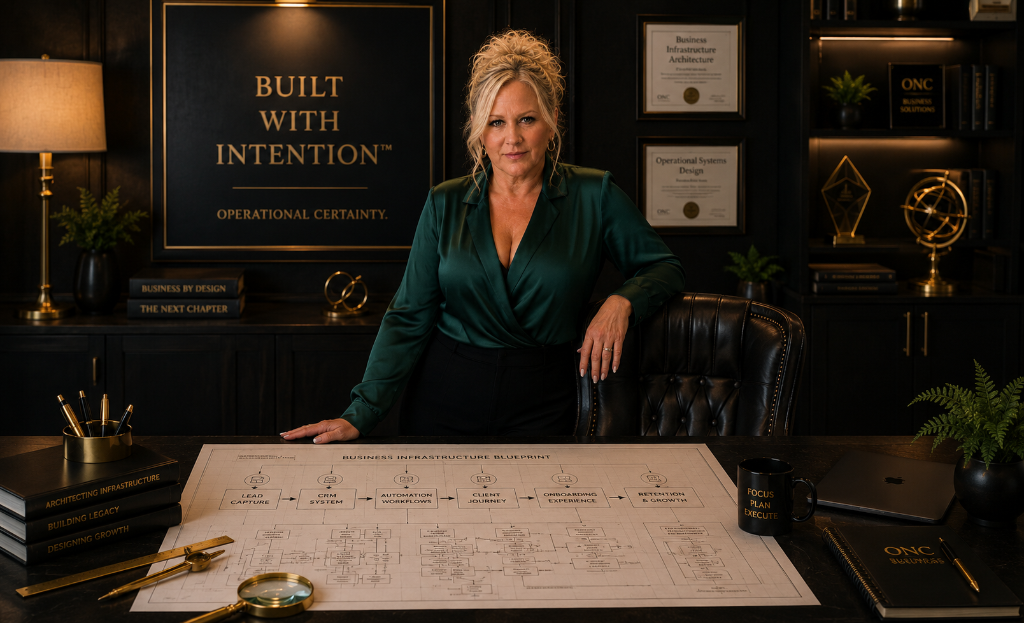 Suzanne Kelley, founder of ONC Business Solutions and Business Infrastructure Strategist