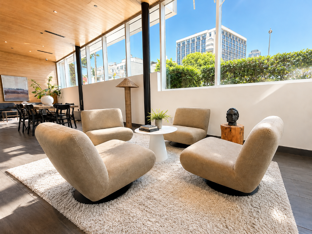 Resident Lobby at One DeKalb