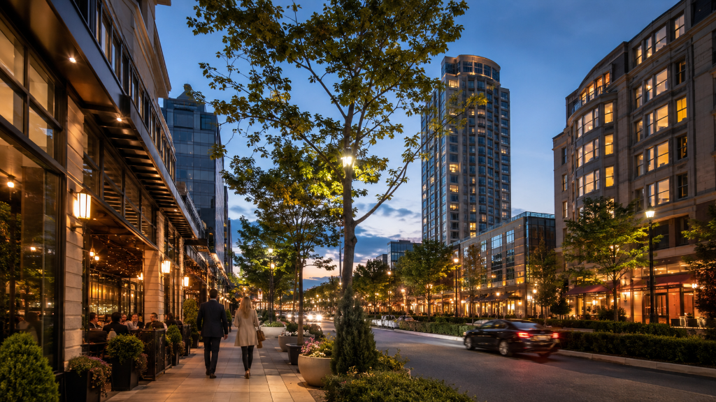 Mamaroneck Avenue in downtown White Plains