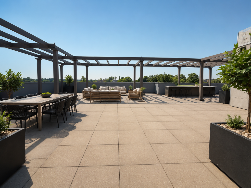 Landscaped Rooftop at One DeKalb
