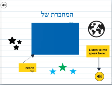 תבנית אישית — "זה אני"