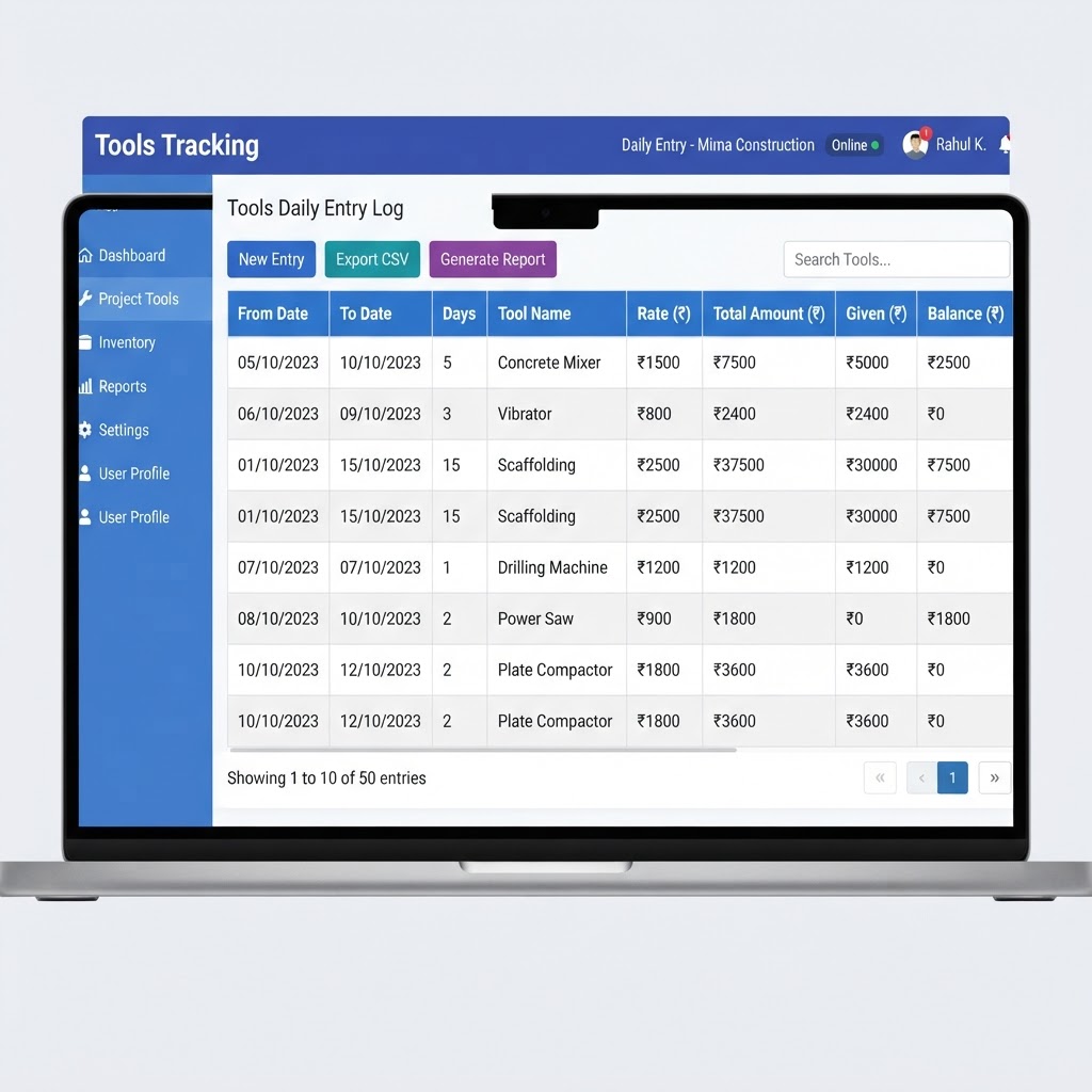 Tools Tracking