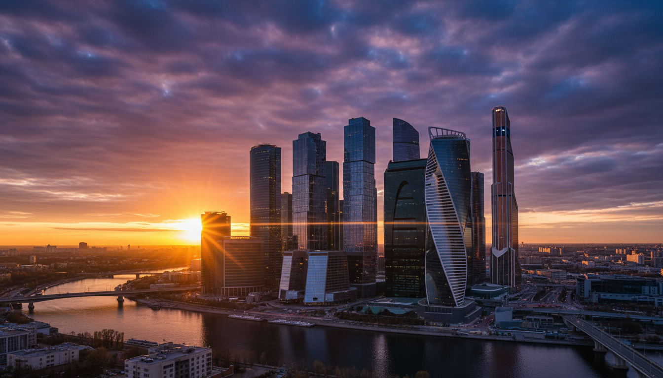 Global business skyline