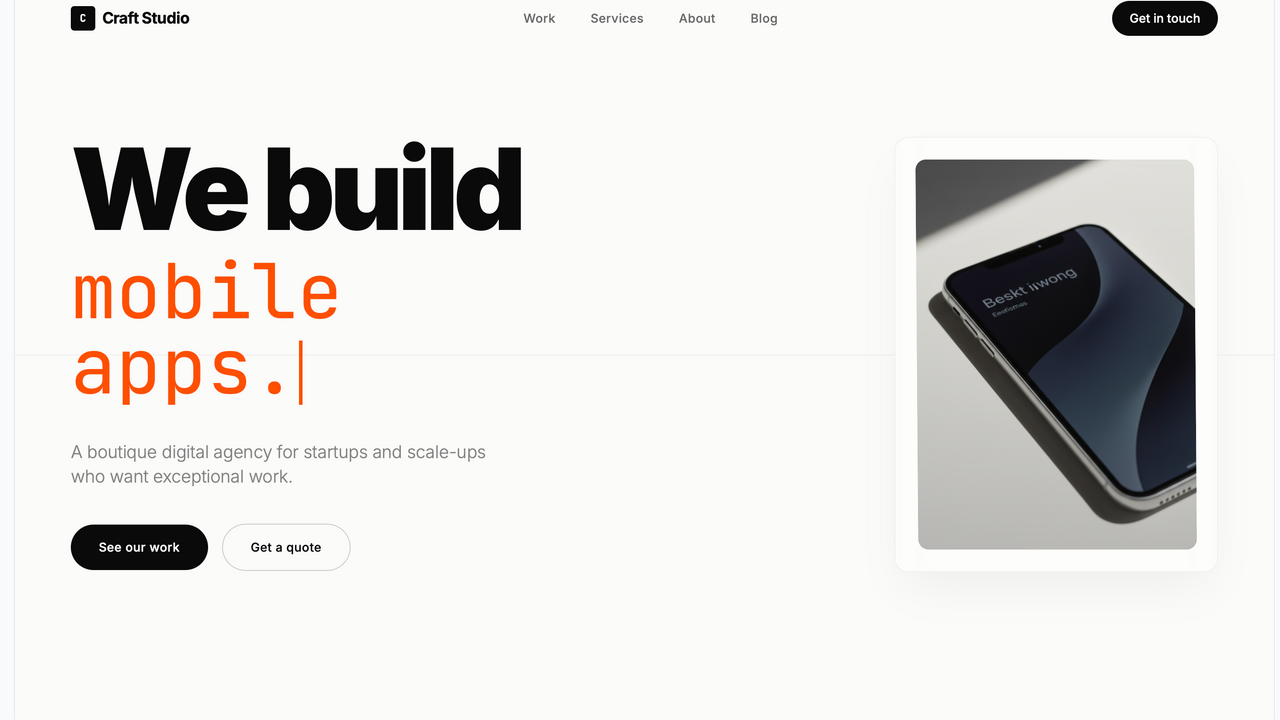 Digital Agency Landing Page template preview