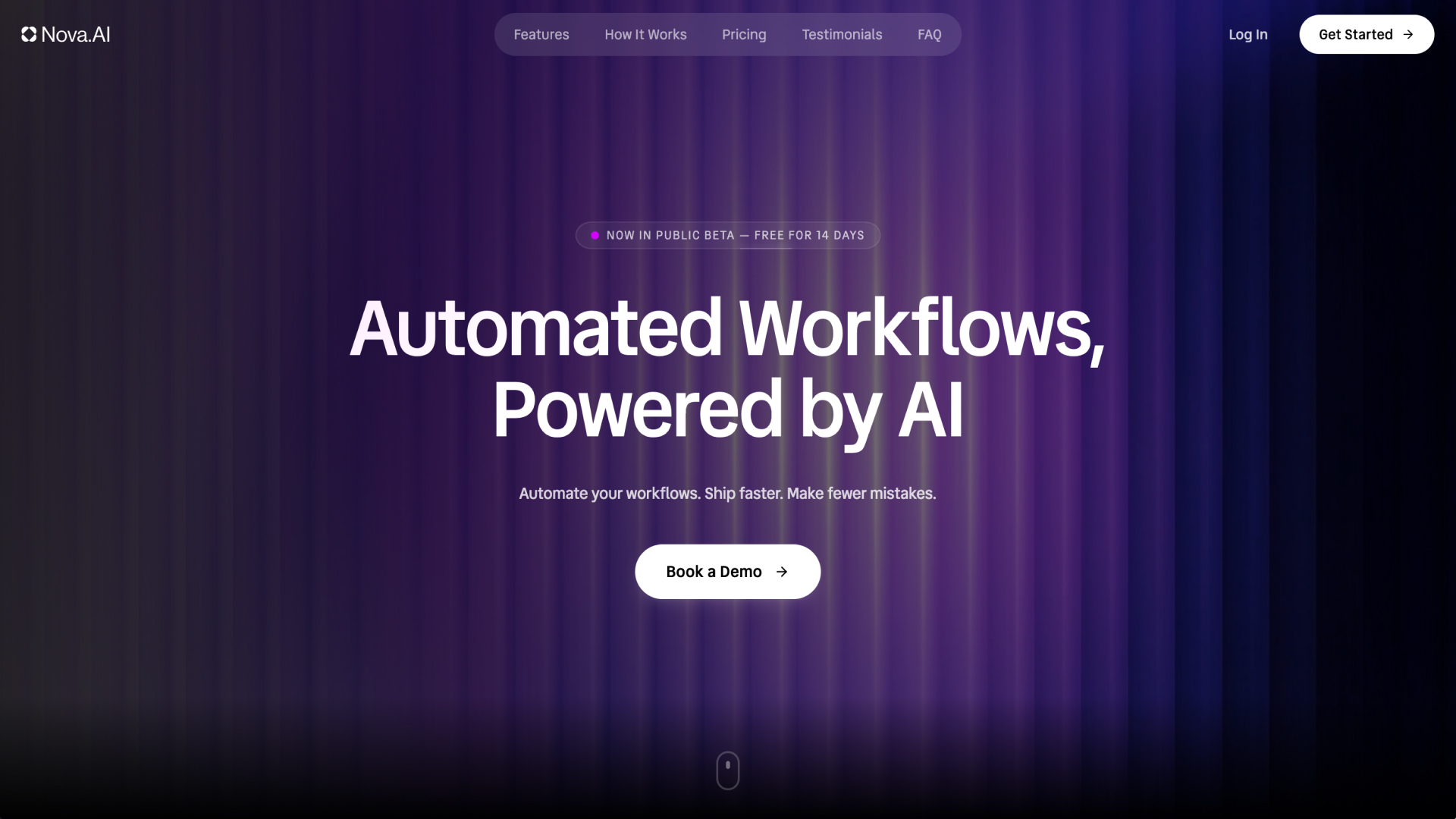 SAAS Company template preview