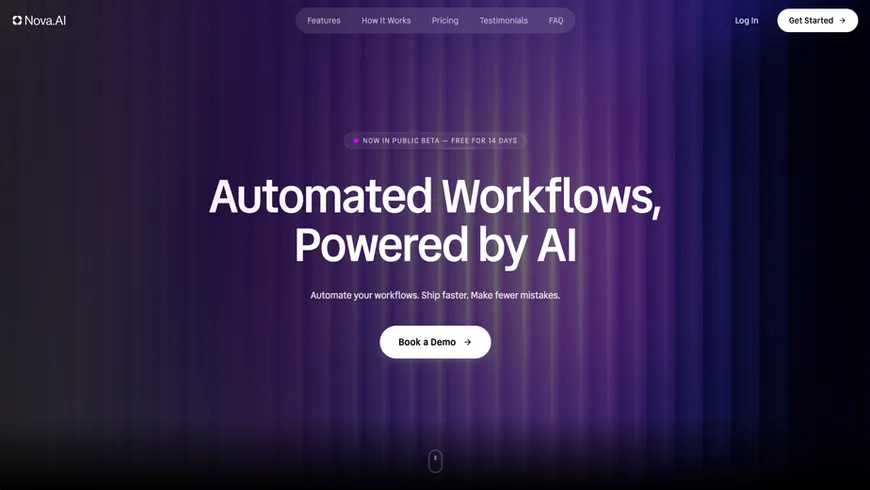 SAAS Company template preview