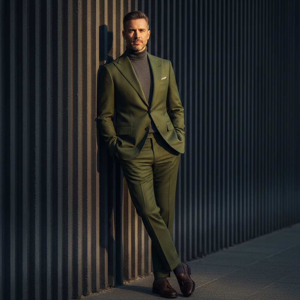 Olive green blazer