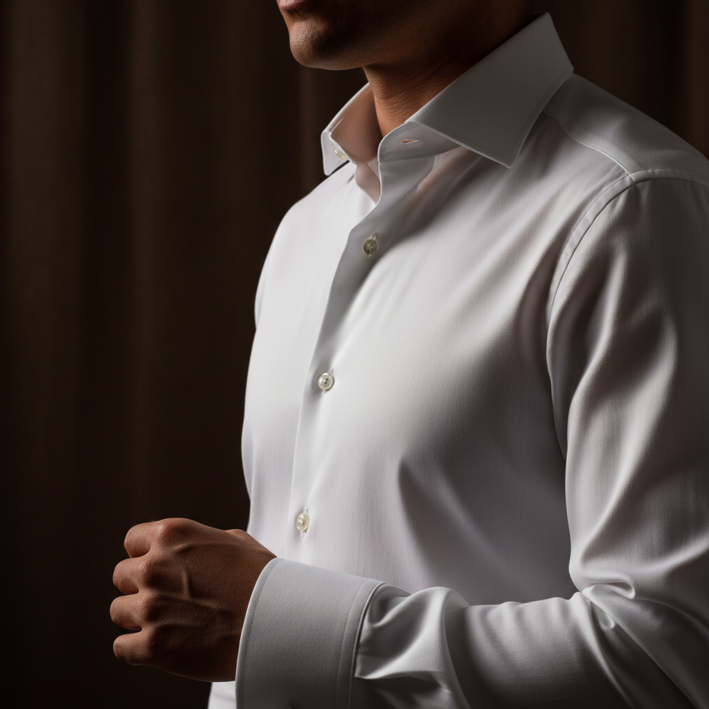 Bespoke white shirt