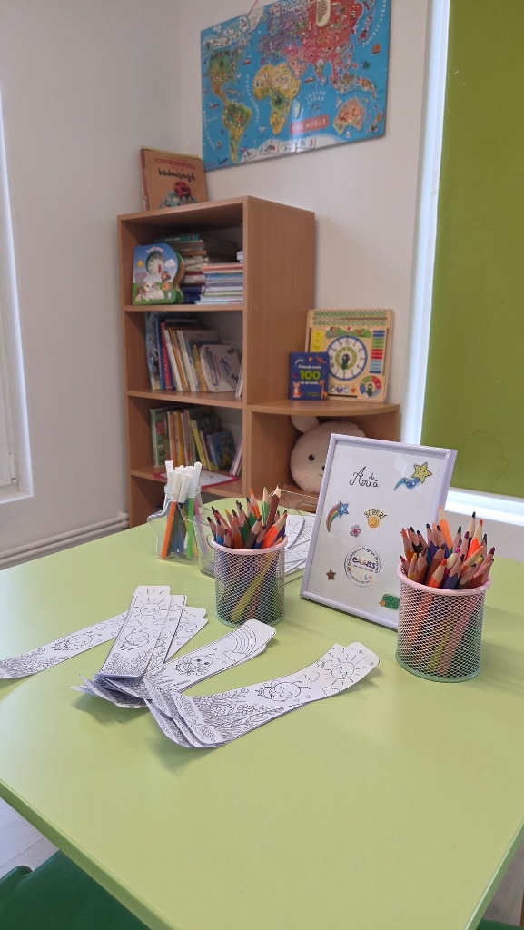 Bibliotecă pentru copii – Grădinița EVISS Iași
