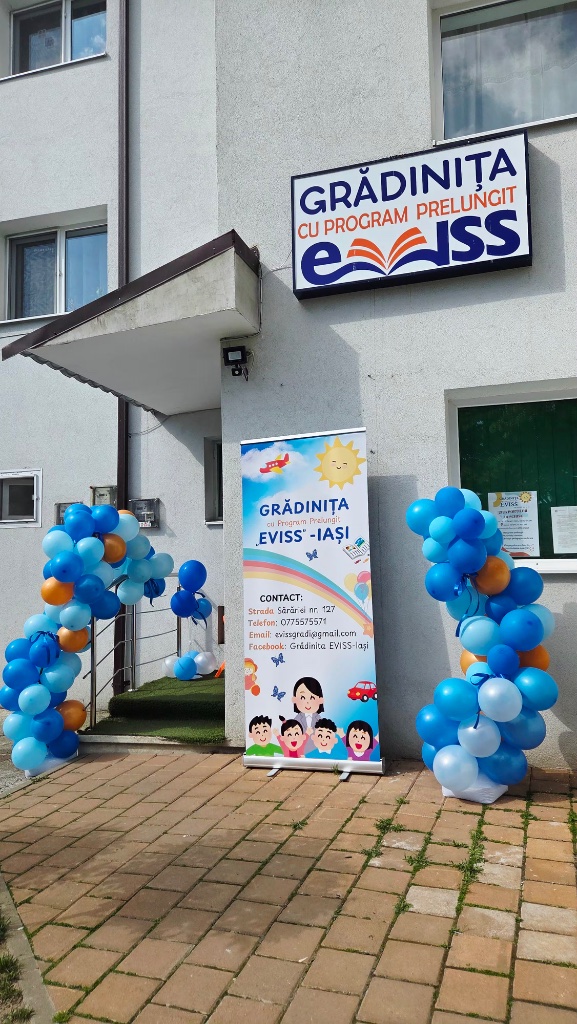 Fațada grădiniței EVISS – Grădinița EVISS Iași