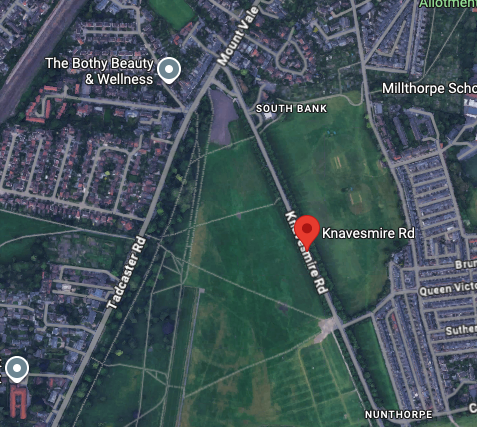 Map of Little Knavesmire