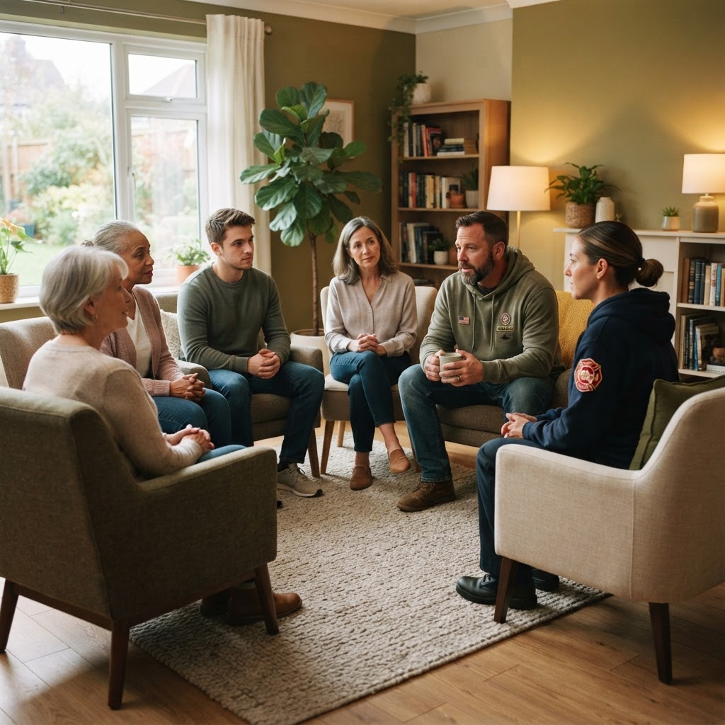 Group therapy session