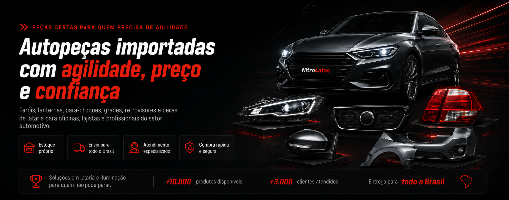 Autopeças importadas com agilidade, preço e confiança