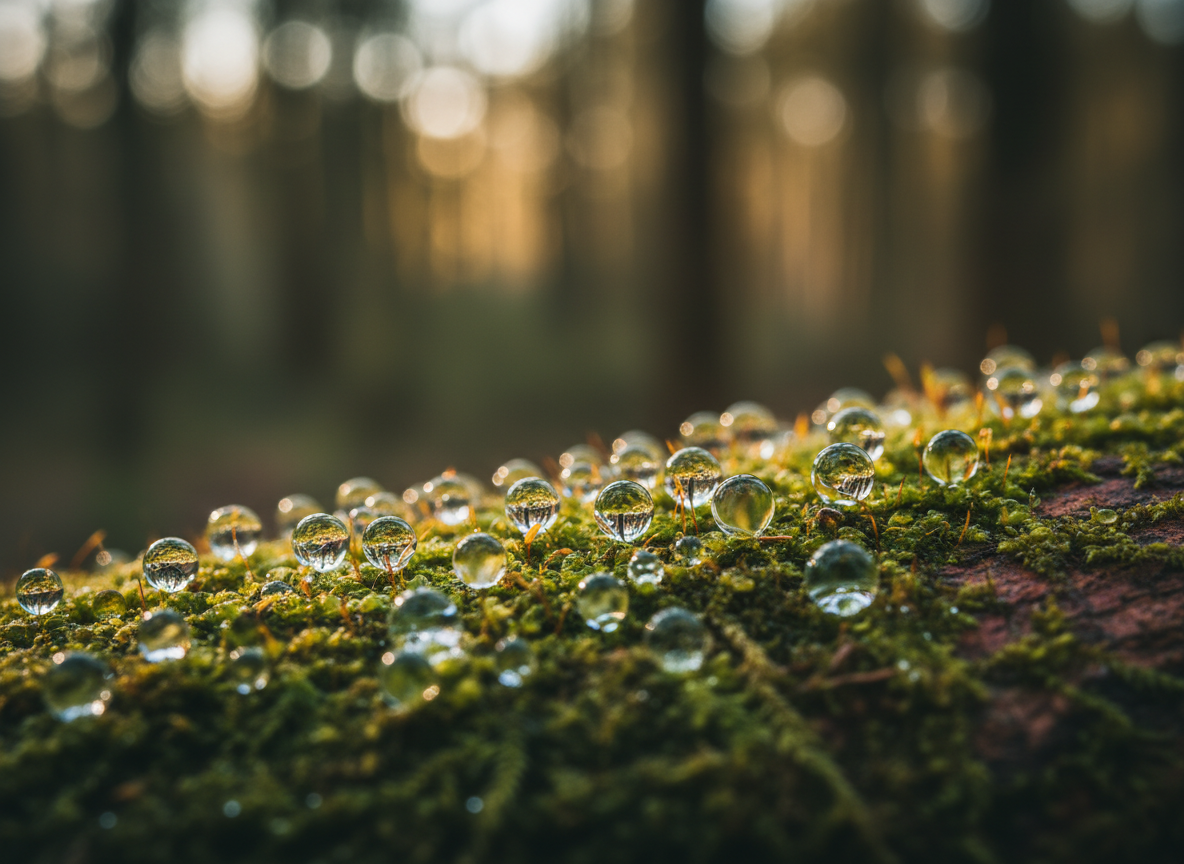 Moos im Wald – Detailaufnahme der Natur