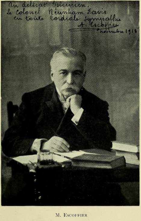 Auguste Escoffier — dédicace