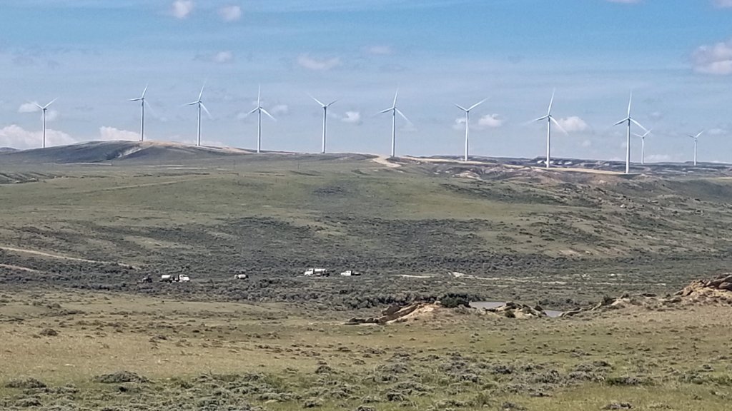 Medicine Bow, WY wind farm boring