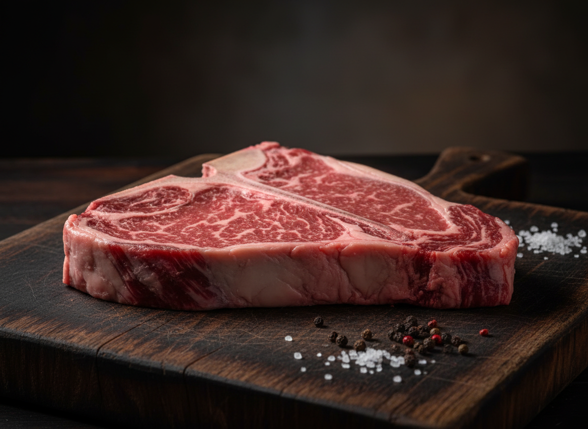 Foto de T-Bone - corte premium disponível na Casa de Carnes Mendes