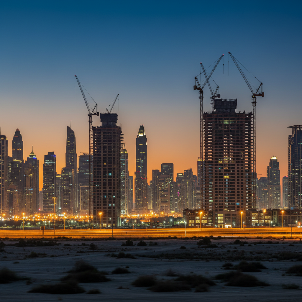 ALWISAL construction project in Dubai UAE