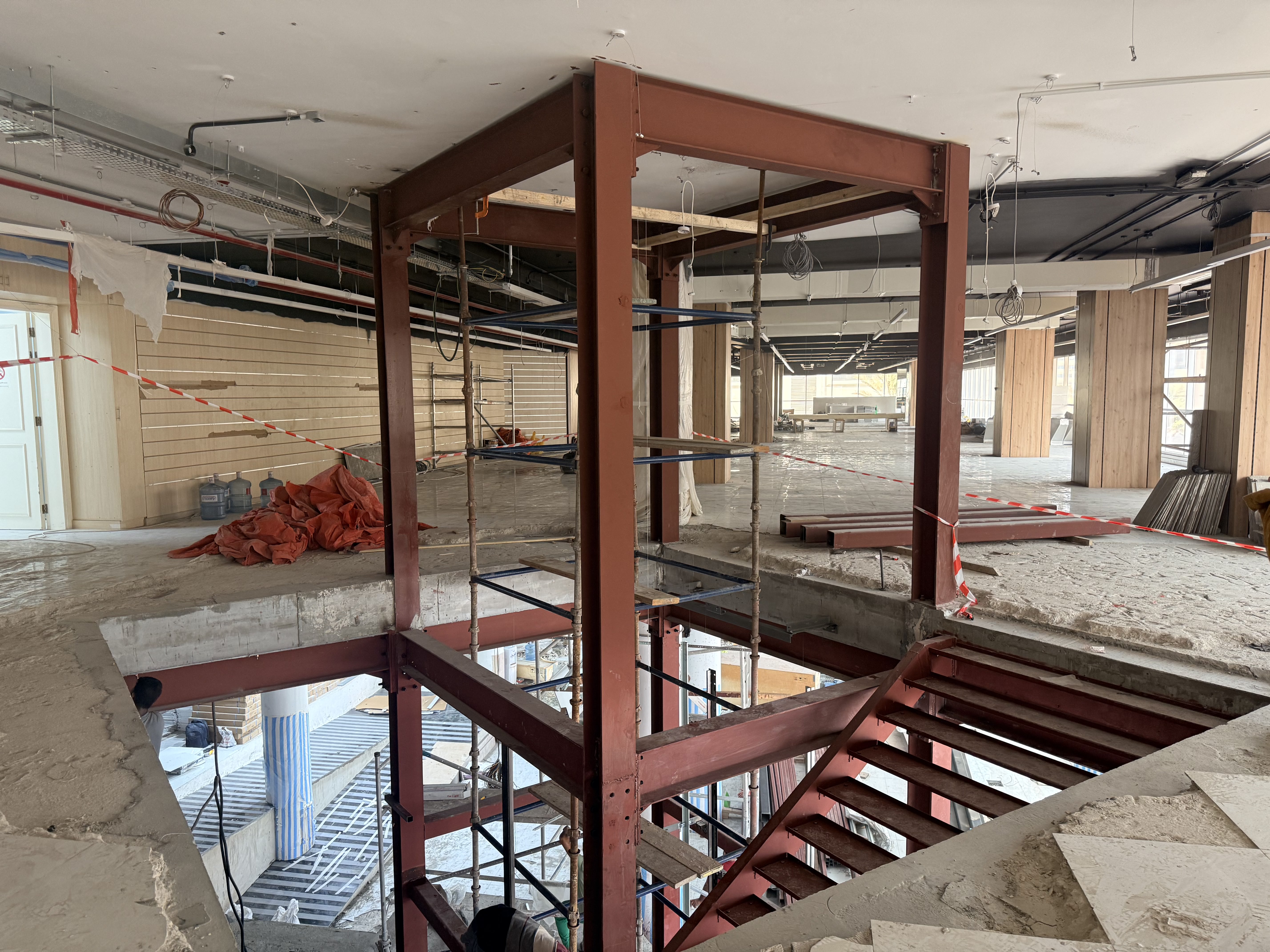 Steel Staircases, Lift Support & Slab Openings at Al Satwa, Dubai, UAE — image 8