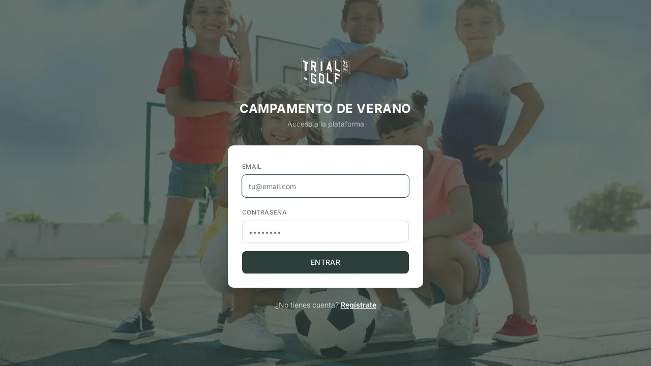 Campamentos verano template preview
