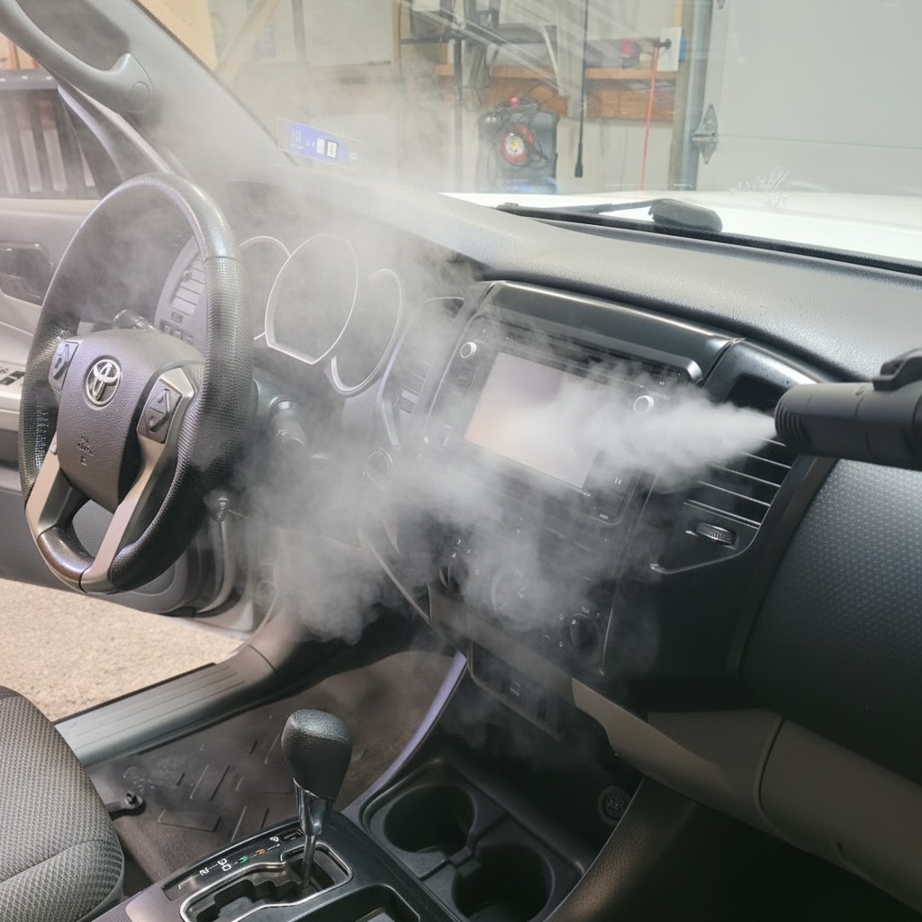 Steam Cleaning Interior