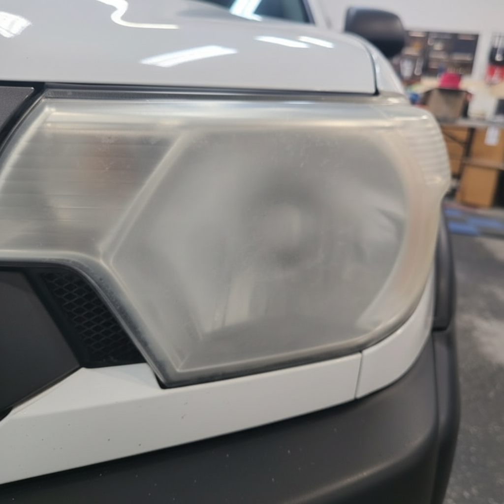 Headlight Before Restoration