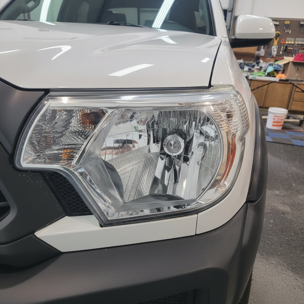 Headlight After Restoration
