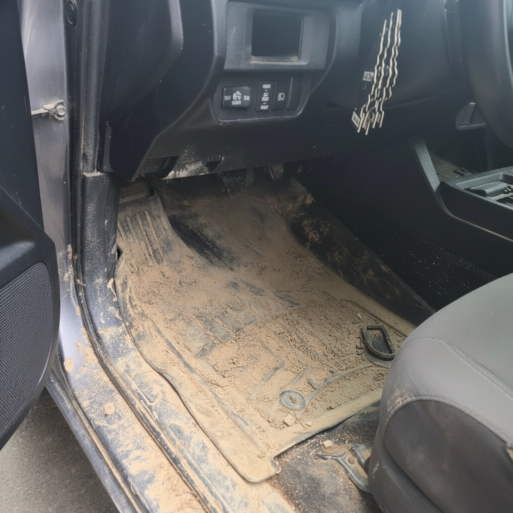 Nasty Interior Before Cleaning