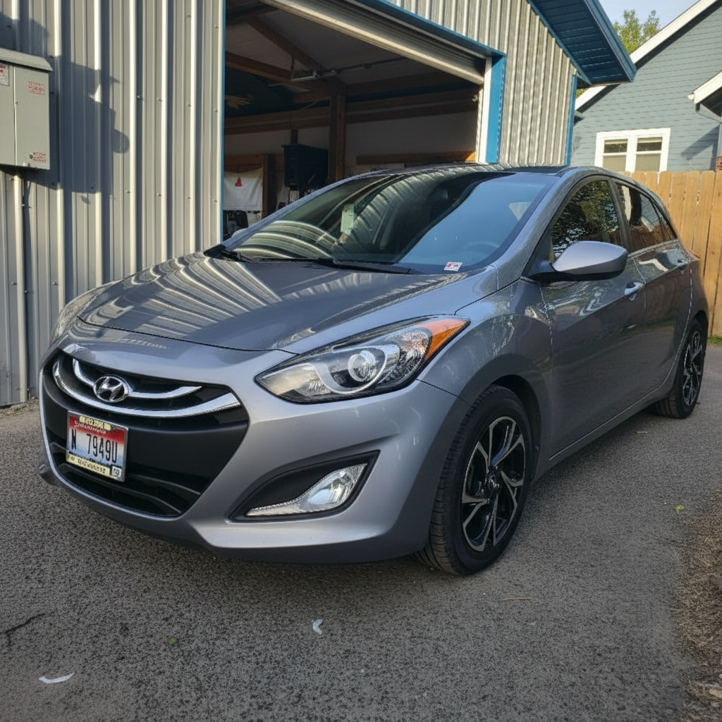 Gray Hyundai Exterior Finish