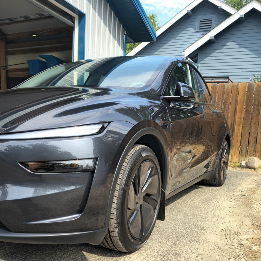 Electric SUV Exterior Detail