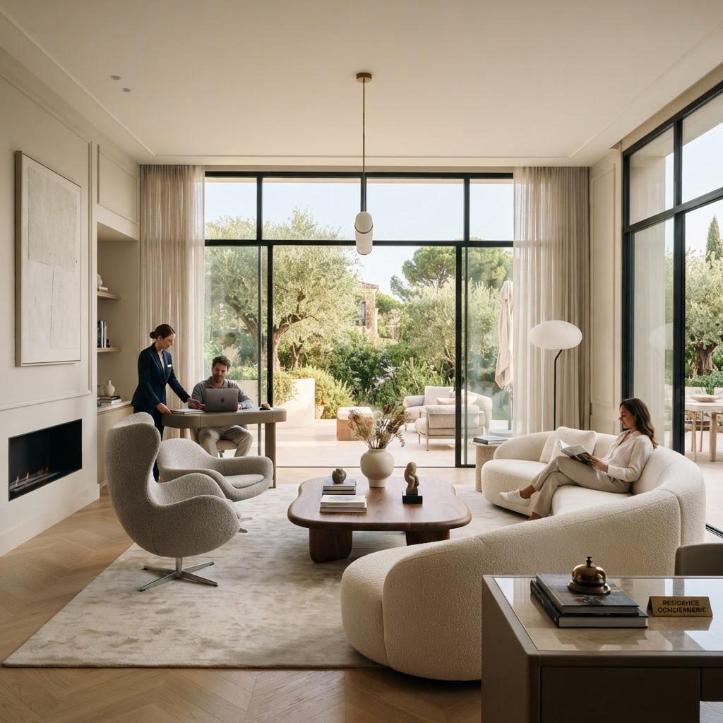 Intérieur de propriété de luxe