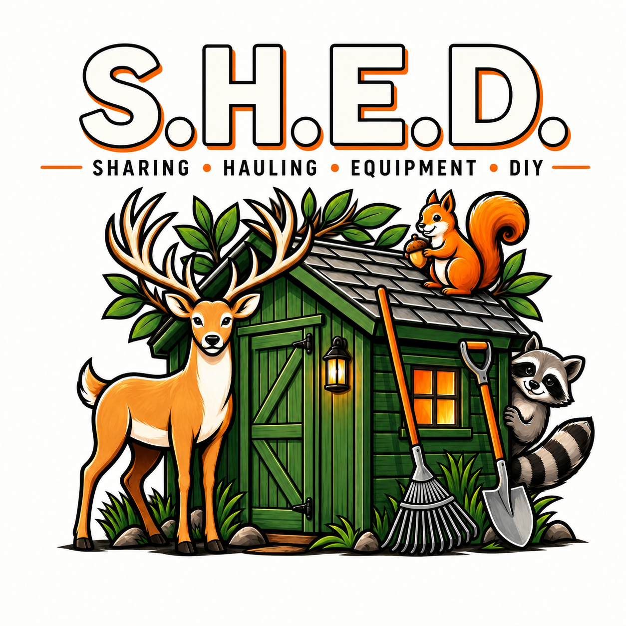 S.H.E.D. — Sharing · Hauling · Equipment · DIY