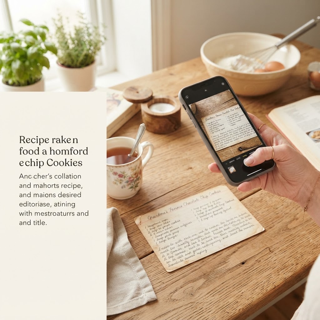 How to Digitize Handwritten Recipes (Without Retyping Them)